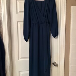 Elegant teal Blue Women's Dress
